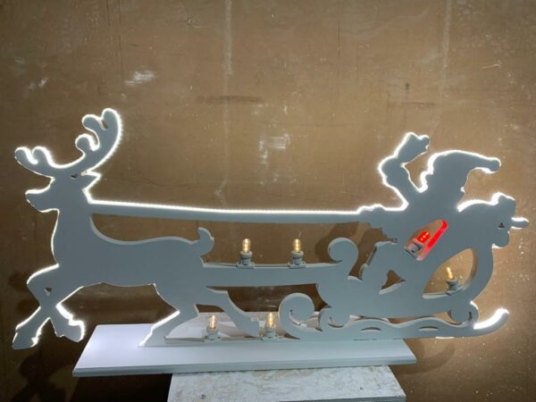 Babbo natale con slitta